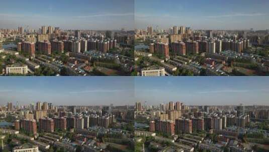 武汉市区楼房航拍高清在线视频素材下载