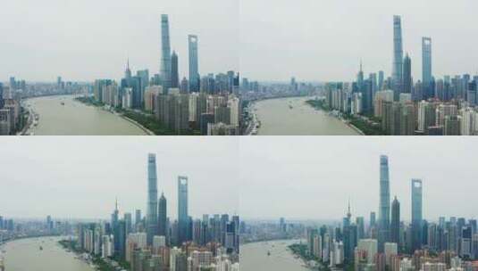 贯穿上海的黄浦江高清在线视频素材下载