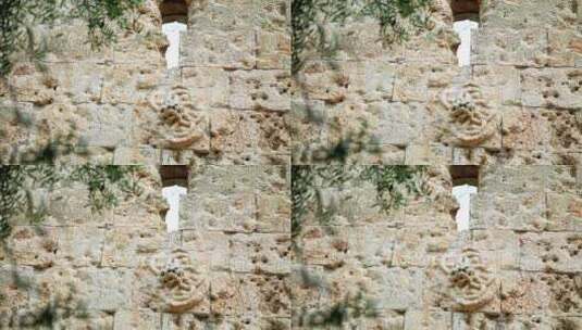 以色列耶路撒冷老城锡安门高清在线视频素材下载