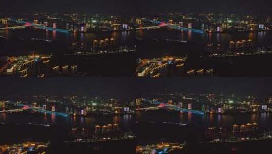 湖北宜昌·西陵区夜景高清在线视频素材下载