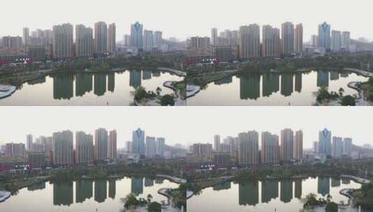 航拍宜春市袁州区高清在线视频素材下载