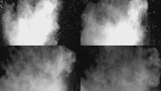4K彩色粉尘爆炸喷射飞溅带Alpha   (3)高清在线视频素材下载