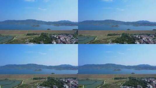 深圳光明湖原公明水库E高清在线视频素材下载