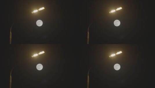 月亮升起 月亮空镜头高清在线视频素材下载