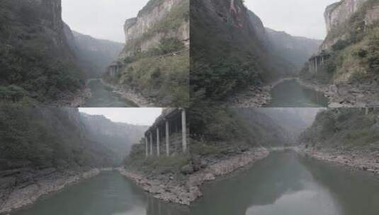 贵州茅台赤水河航拍风景山水酒都旅游河谷高清在线视频素材下载