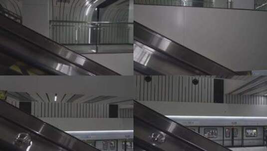 地拍武汉地铁站环境主观视角高清在线视频素材下载