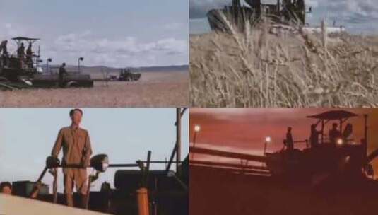 5-60年代农业丰收高清在线视频素材下载