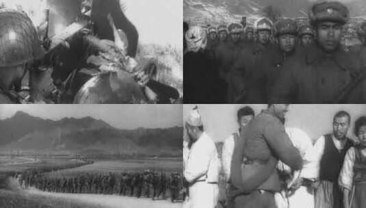 1951年抗美援朝战争高清在线视频素材下载