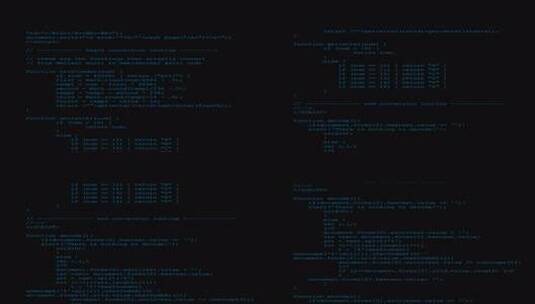 科技数字代码动画【透明背景】高清在线视频素材下载