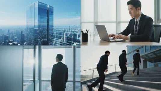 【4K画质】商务人士签约成功合作握手高清在线视频素材下载
