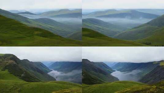 苏格兰高地风景风光群山山脉青山高清在线视频素材下载