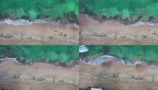 海浪冲击海岸高清在线视频素材下载