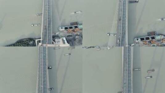 闵浦大桥高清在线视频素材下载
