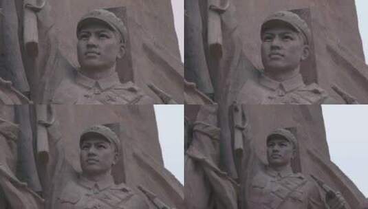 共产主义时代的雕像高清在线视频素材下载