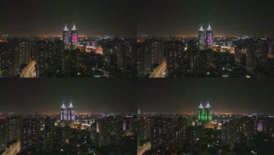 环球港夜景高清在线视频素材下载