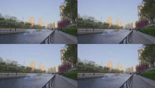4K春天的城市2高清在线视频素材下载