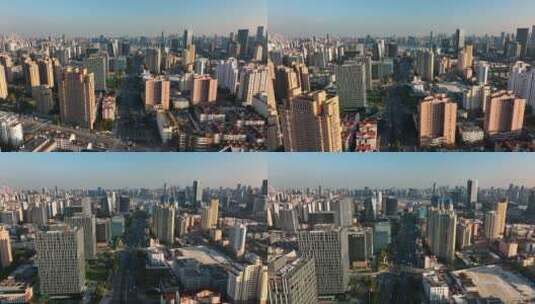 上海杨浦区大连路俯瞰高清在线视频素材下载