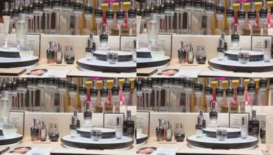 济南银座商城商品展示，服装珠宝美妆产品高清在线视频素材下载