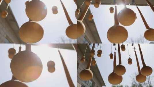 葫芦植物农作物工艺品葫芦模具高清在线视频素材下载