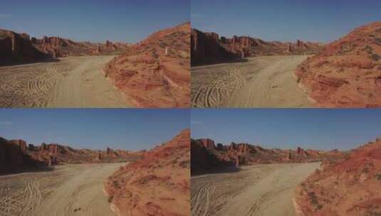 新疆阿克苏温宿托木尔大峡谷自然风光高清在线视频素材下载