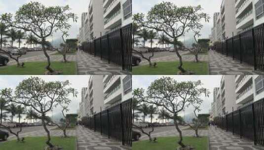 Ipanema的公寓景观高清在线视频素材下载