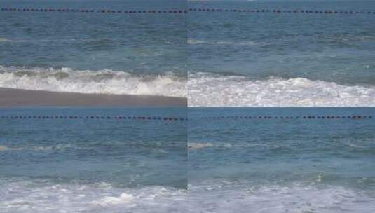 大海潮水海边海浪海水海滩沙滩大海浪潮浪花高清在线视频素材下载