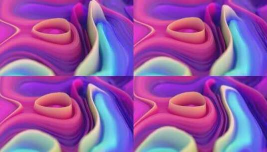3D流体艺术液体意境抽象高清在线视频素材下载