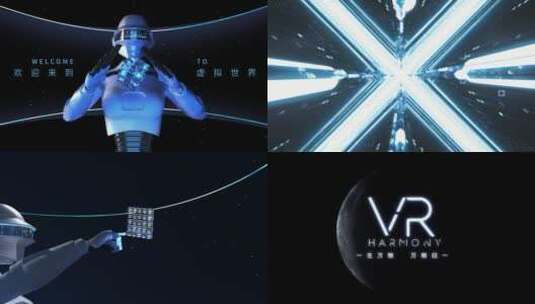 VR人工智能元宇宙科技 3D动画视频高清在线视频素材下载