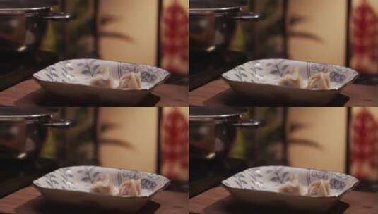 饺子 煮饺子 饺子特写高清在线视频素材下载