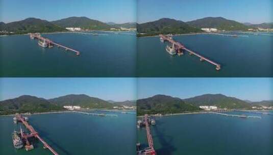 【正版素材】光汇石油码头港高清在线视频素材下载