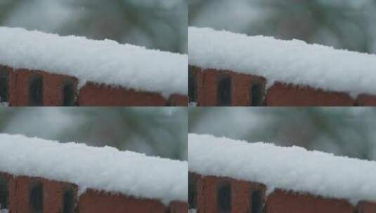 下雪慢镜头白雪皑皑4K实拍空镜高清在线视频素材下载