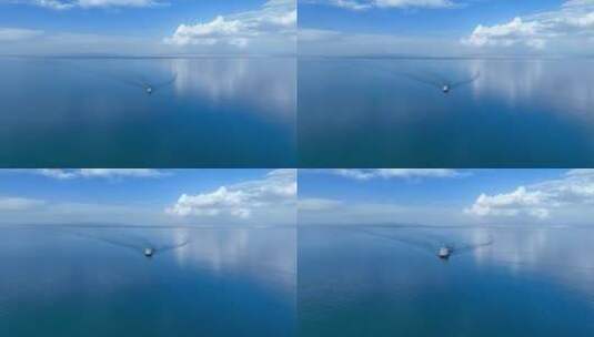 自然青海湖高清在线视频素材下载