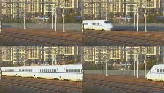 4K 铁路高铁列车交通运输高清在线视频素材下载
