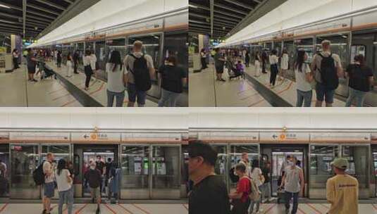 香港地铁高清在线视频素材下载