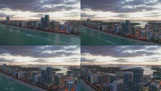 迈阿密海滩高清在线视频素材下载