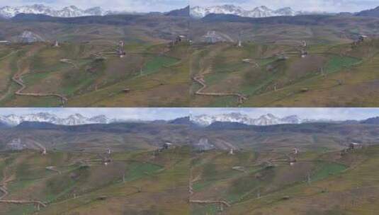 【正版4K素材】航拍新疆那拉提空中乐园3高清在线视频素材下载