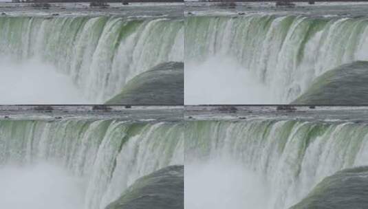 尼亚加拉大瀑布、壮观瀑布高清在线视频素材下载