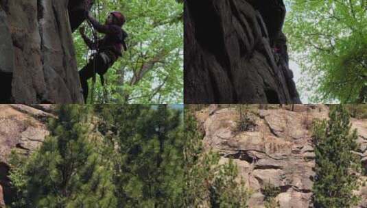 【合集】攀登攀岩冒险高清在线视频素材下载