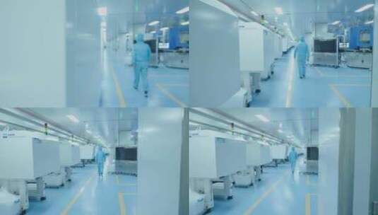 药瓶生产科技工厂车间高清在线视频素材下载