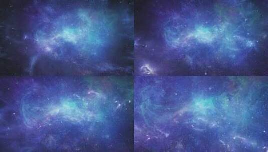 4K唯美粒子星云宇宙星空舞台背景2-5高清在线视频素材下载