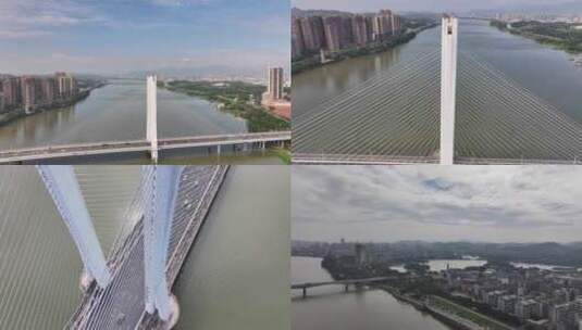 惠州东江航拍高清在线视频素材下载