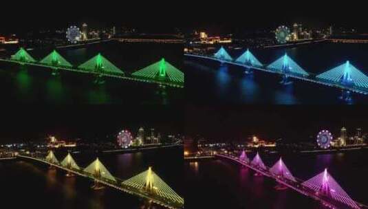 南昌朝阳大桥高清在线视频素材下载