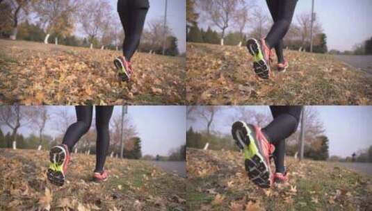跑步的女子高清在线视频素材下载