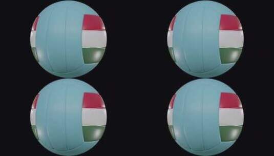 排球旋转匈牙利|UHD|60fps高清在线视频素材下载