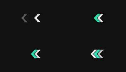动画箭头、方向箭头、闪烁箭头高清在线视频素材下载