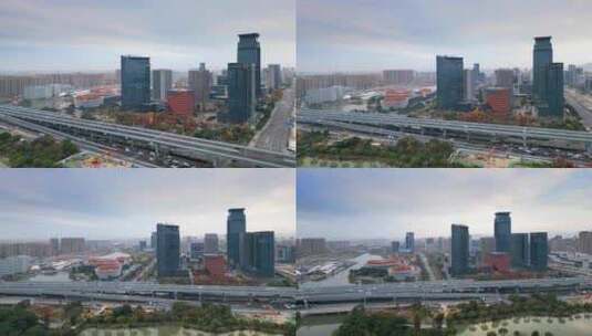 宁波市镇海区城市风光高清在线视频素材下载