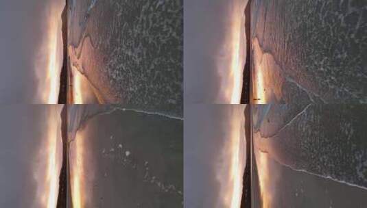 美丽的日落在Portnoo Narin海高清在线视频素材下载