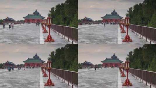 天坛丹陛桥延时高清在线视频素材下载