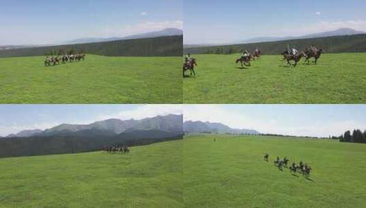 新疆天山航拍高清在线视频素材下载