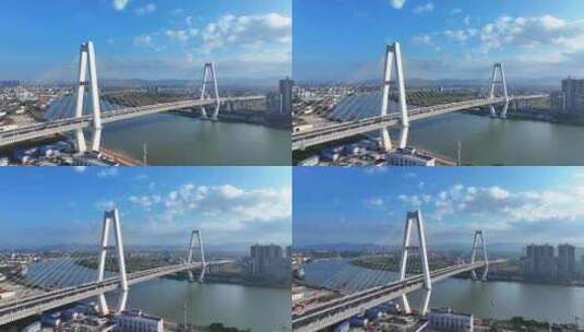 揭阳大桥高清在线视频素材下载